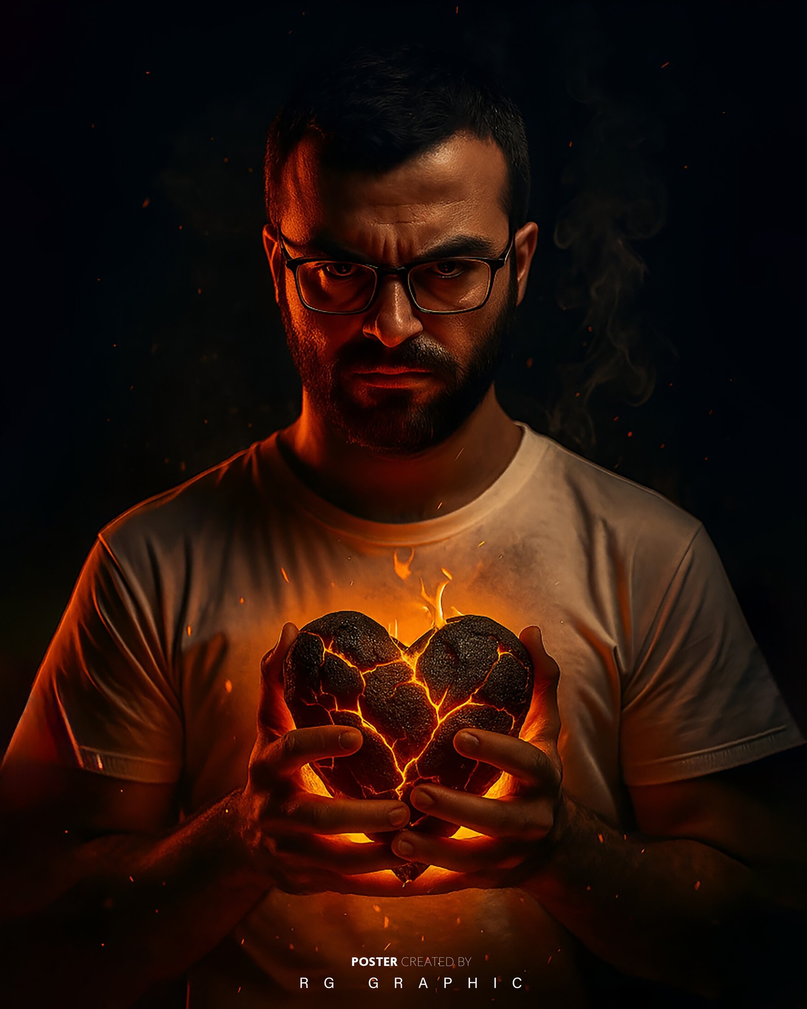 Man With The Heart Of Molten Stone