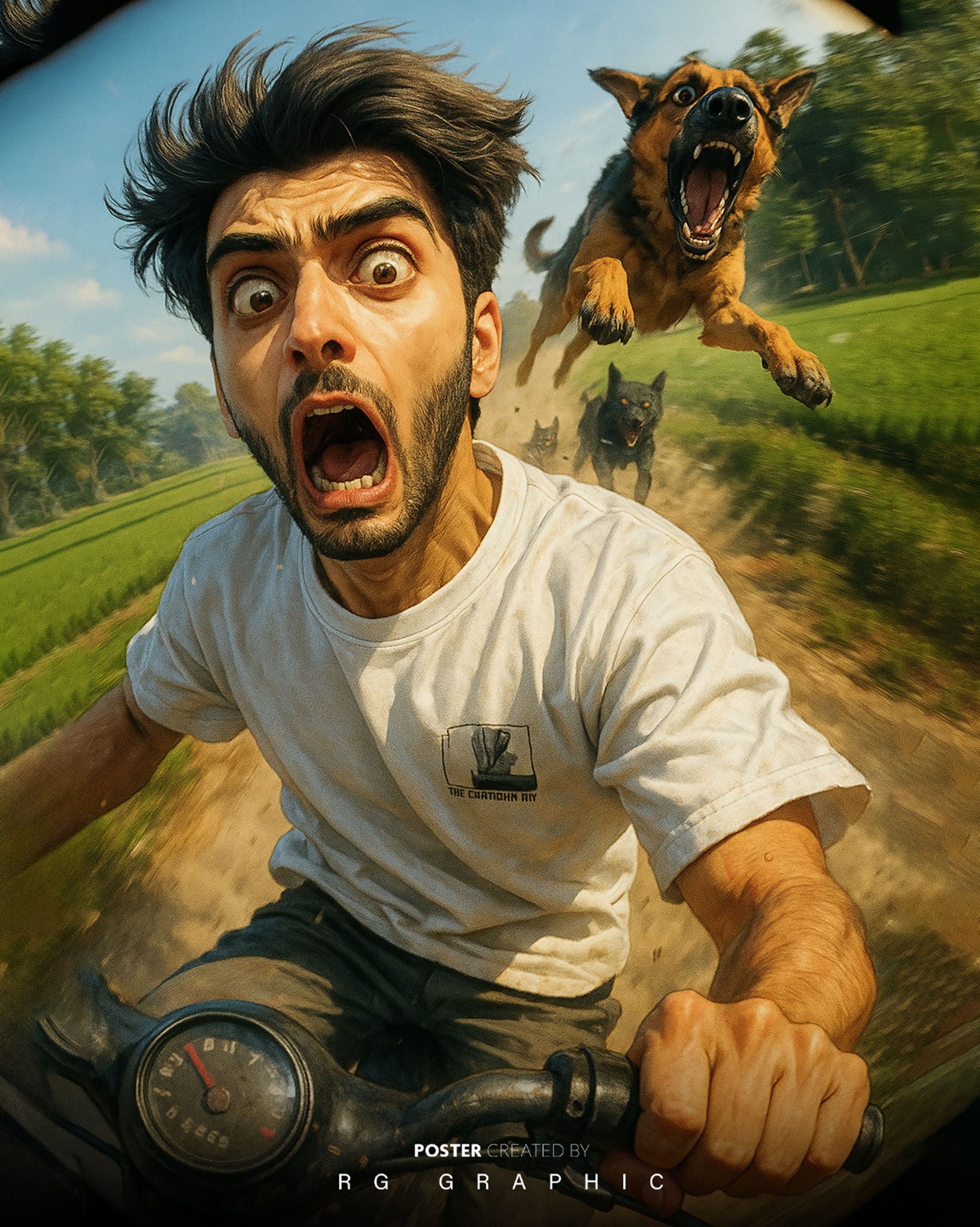 Panic Pursuit in the Rice Fields
