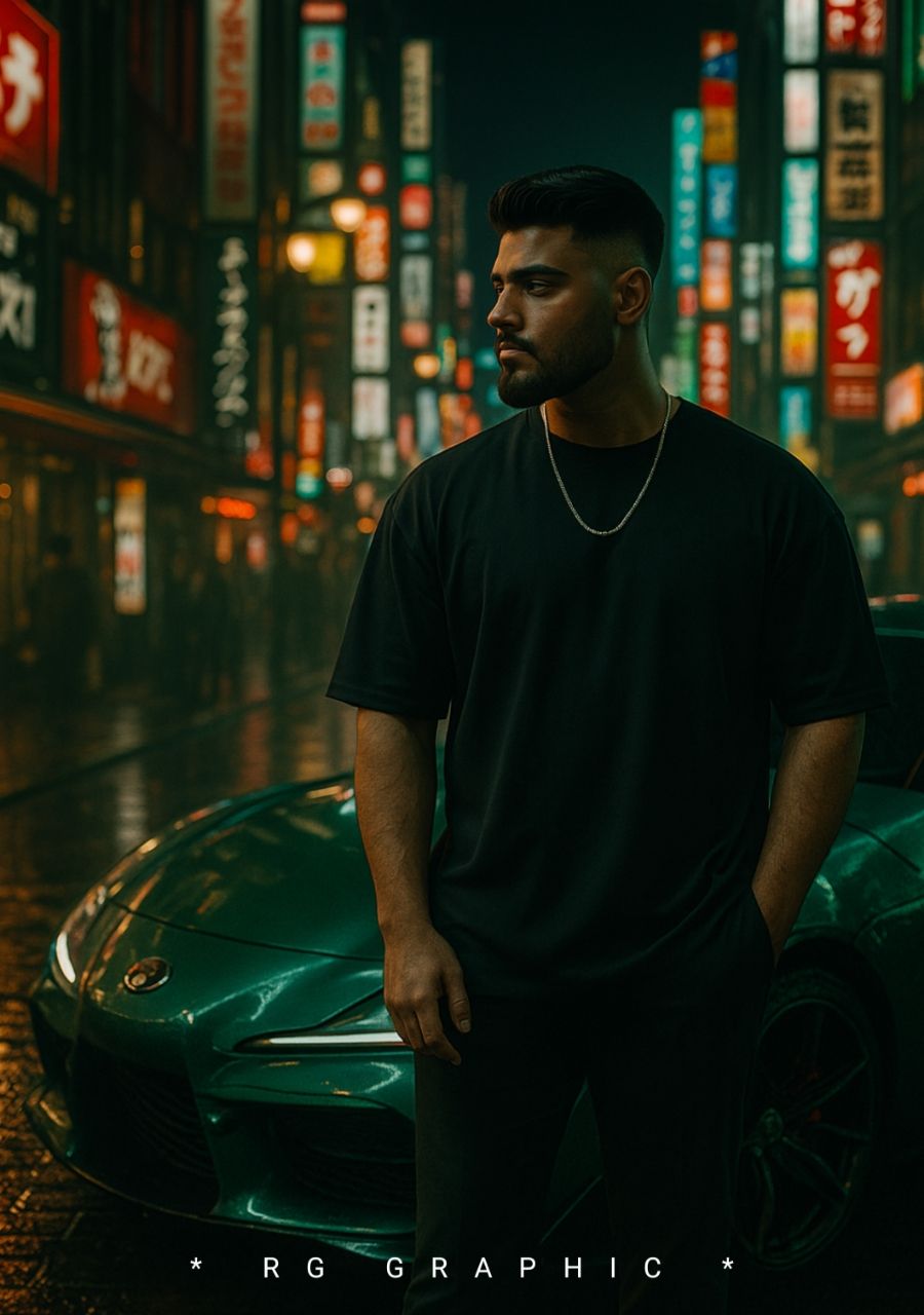 Emerald Supra in Tokyo Neon Rain