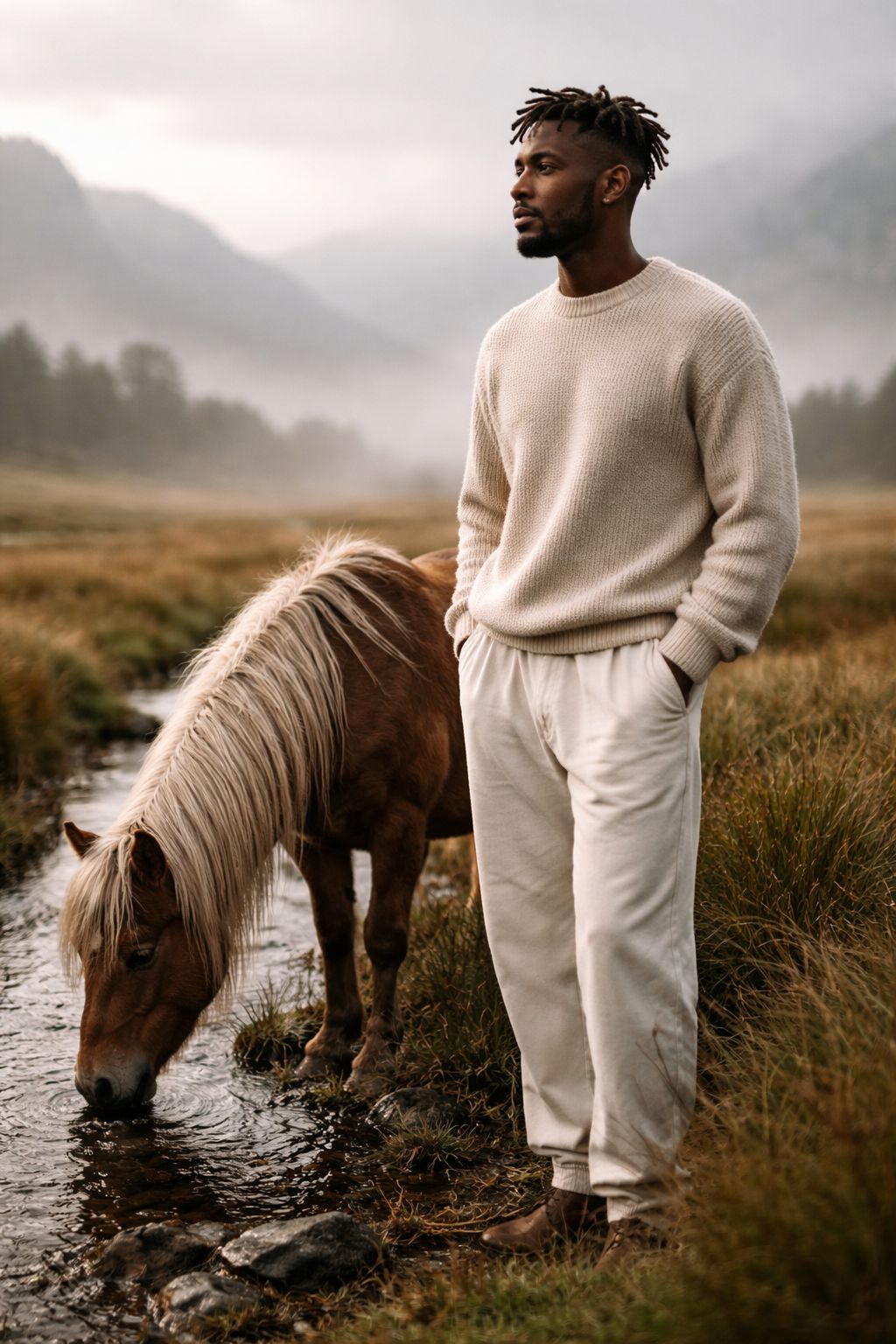 Serene Misty Highlands Editorial