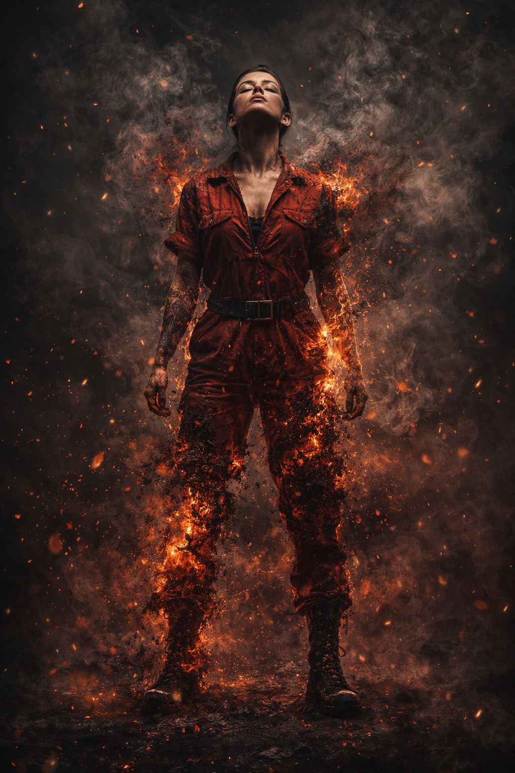 Warrior Reborn in Ash and Flame