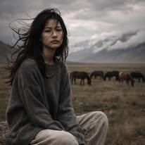 Solitary Wanderer of the Mist-Swept Steppe