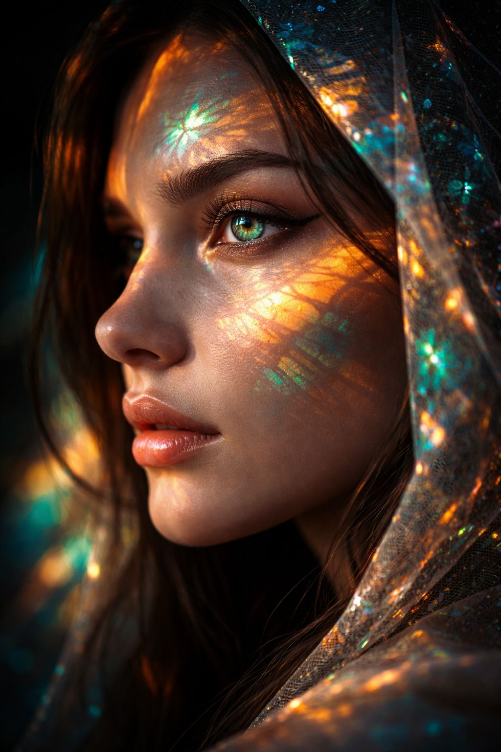 Prism Shadows and Iridescent Veil