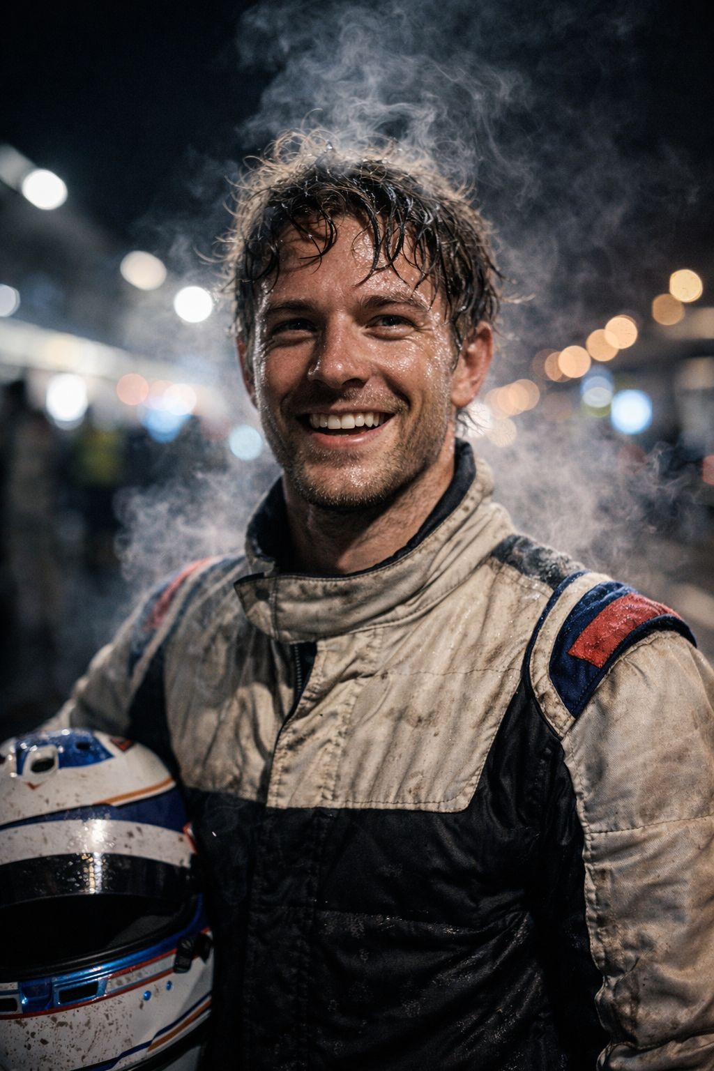 Victory Steam in the Pit Lane