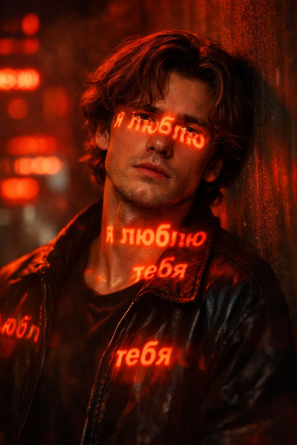 Neon Love in Cyrillic Glow