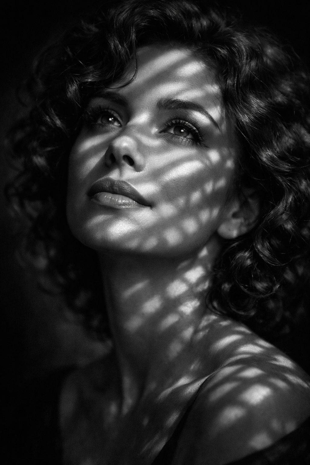 Monochrome Dream in Sculpted Chiaroscuro Light