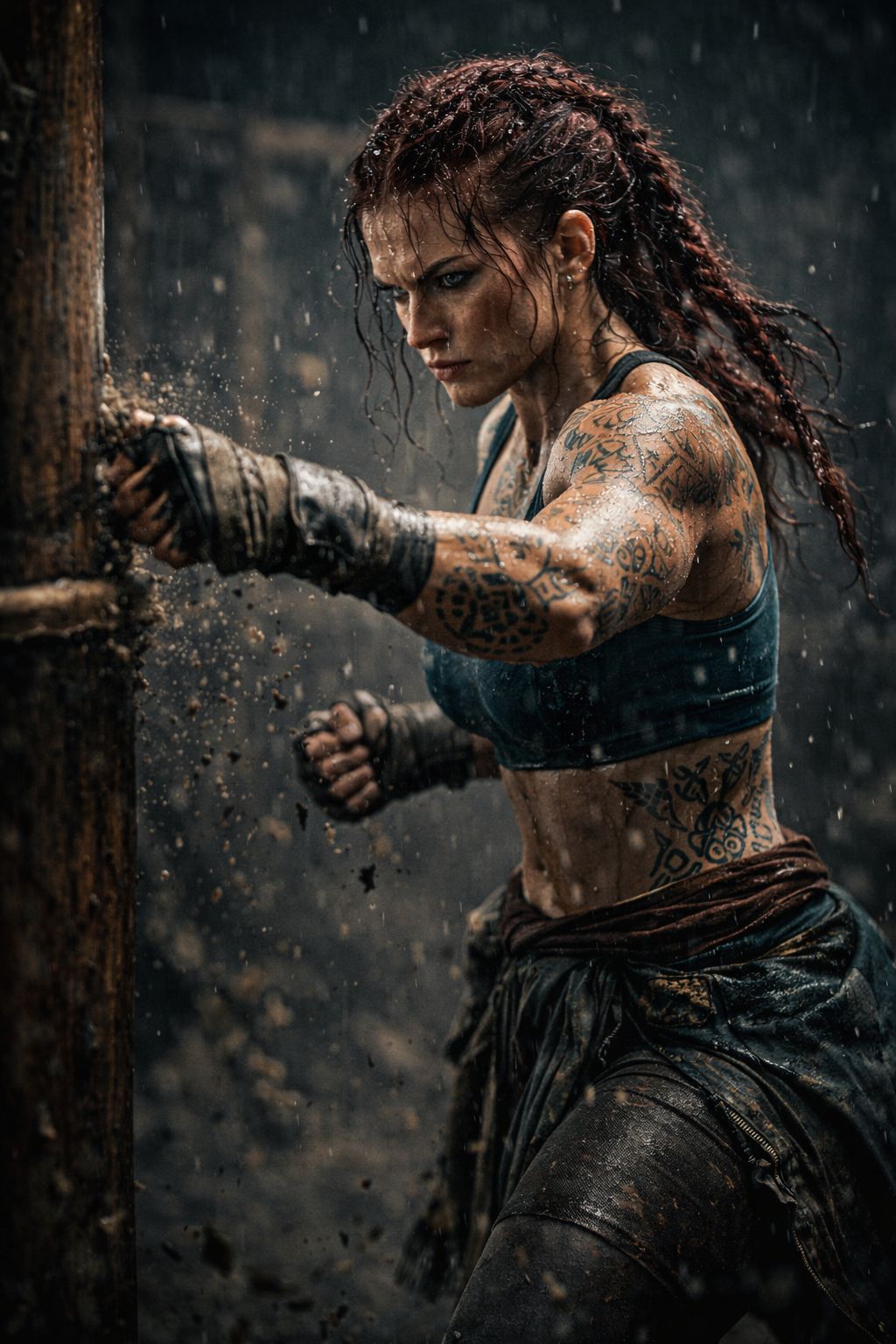 Viking Warrior Training in the Mist