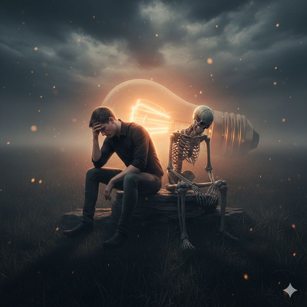 Echoes of Mortality Under the Dying Light