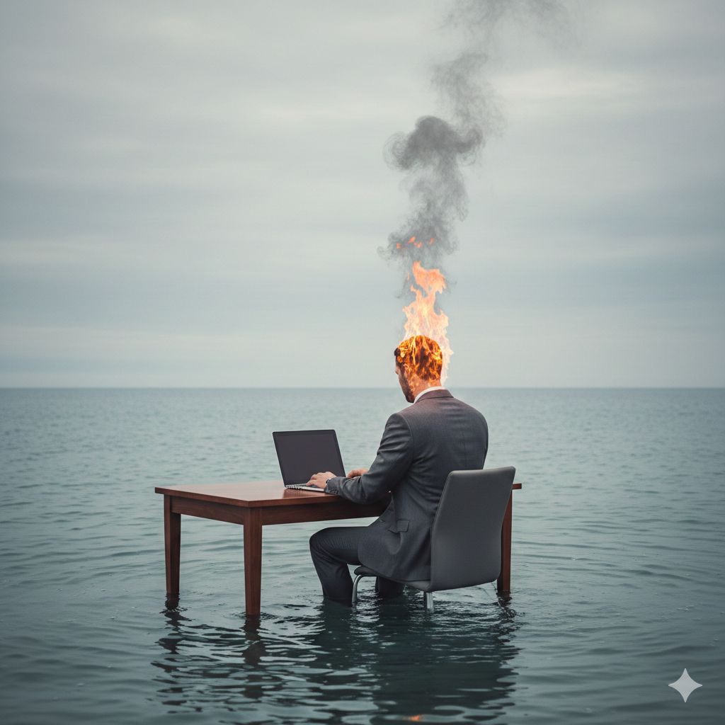 Silent Burn on the Open Sea