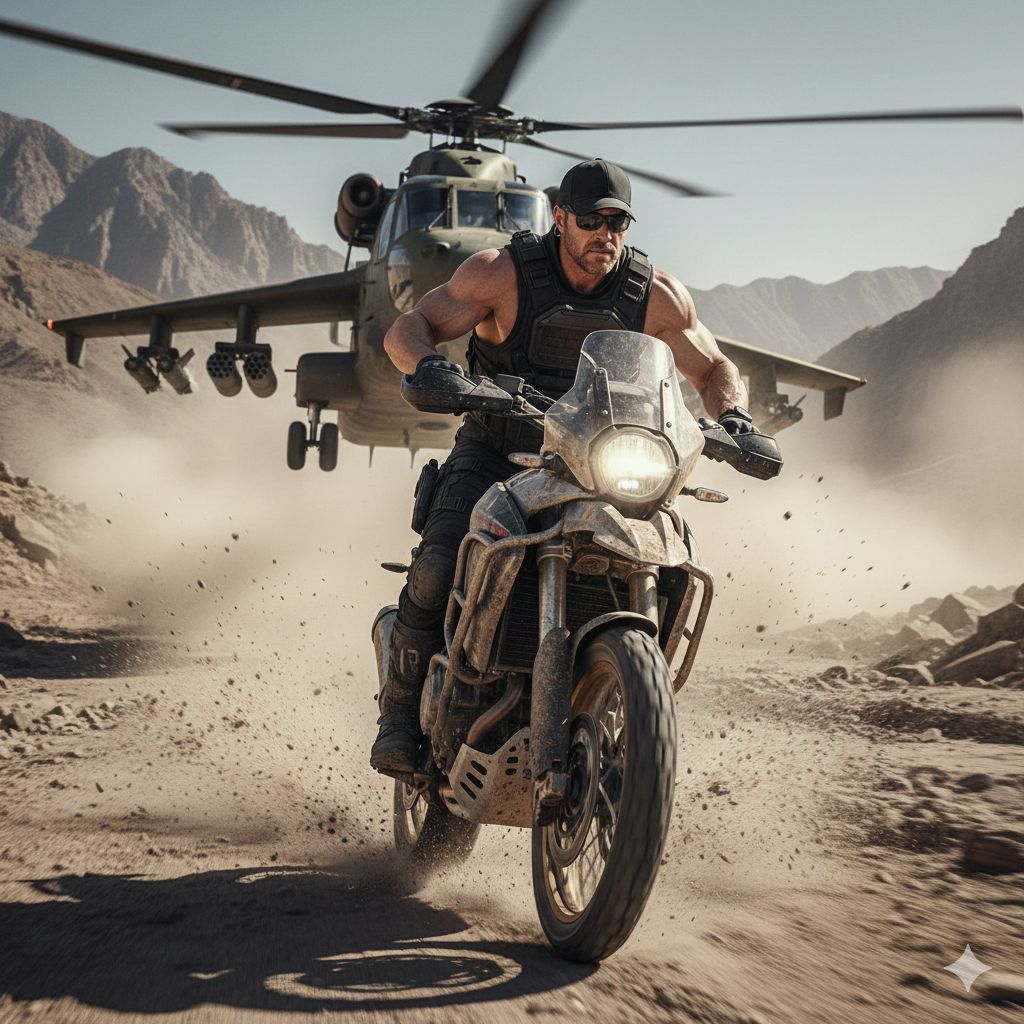 High Speed Desert Pursuit