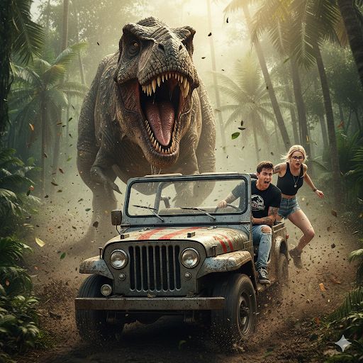 Jurassic Jungle Escape Chase