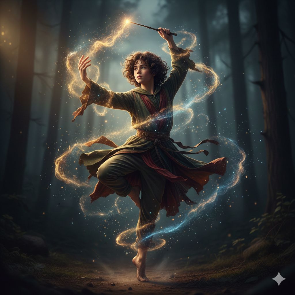 The Celestial Dance of the Young Mage
