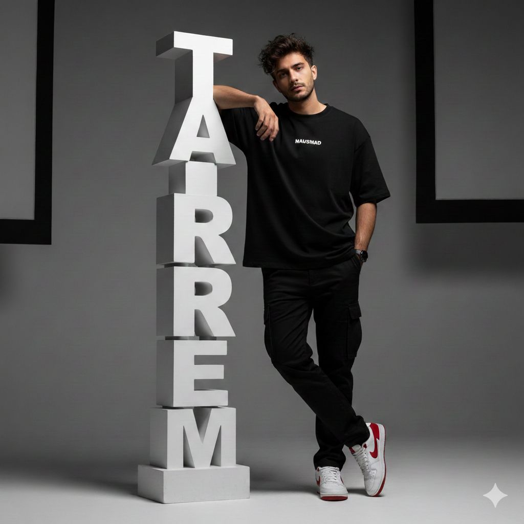 Architectural Totem Streetwear Portrait