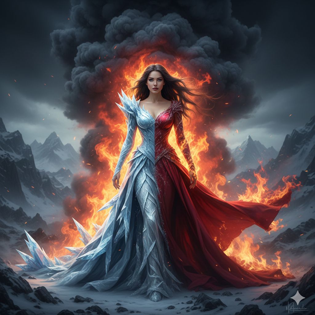 Elemental Queen of Frost and Flame