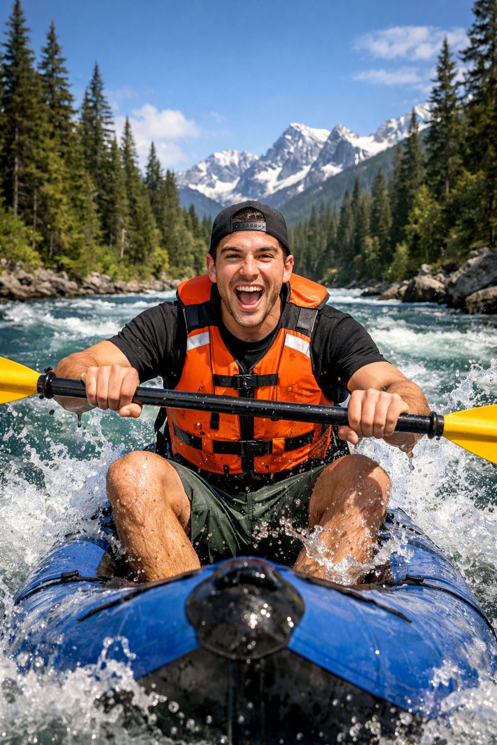 White Water Mountain Rushing Adventure