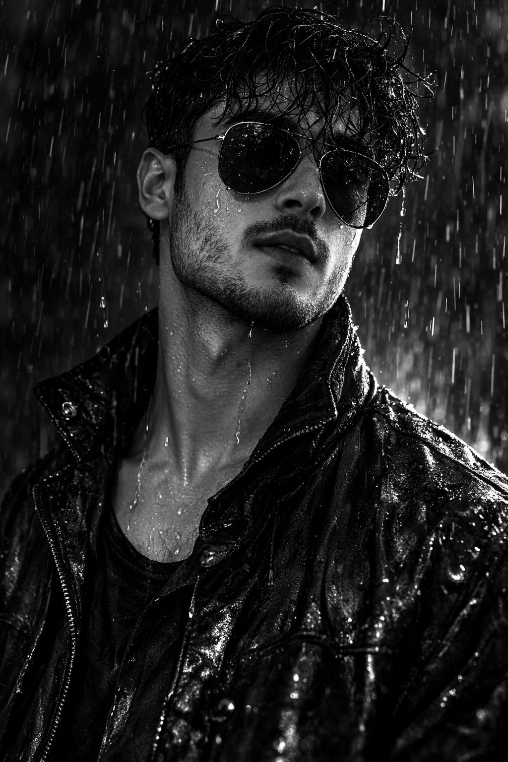 Midnight Noir in the Rain