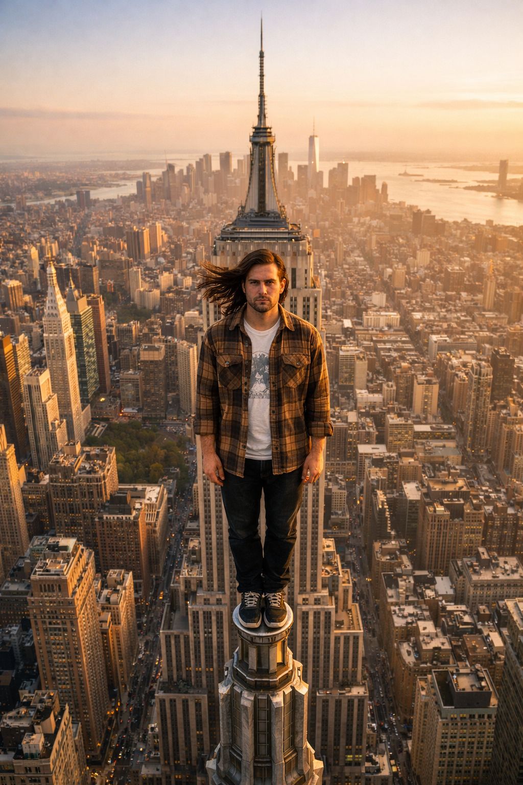 Man on the Edge of Manhattan
