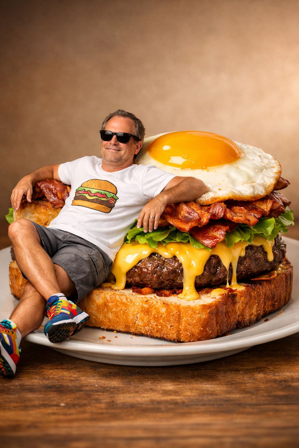 Lounging on the Ultimate Breakfast Stack