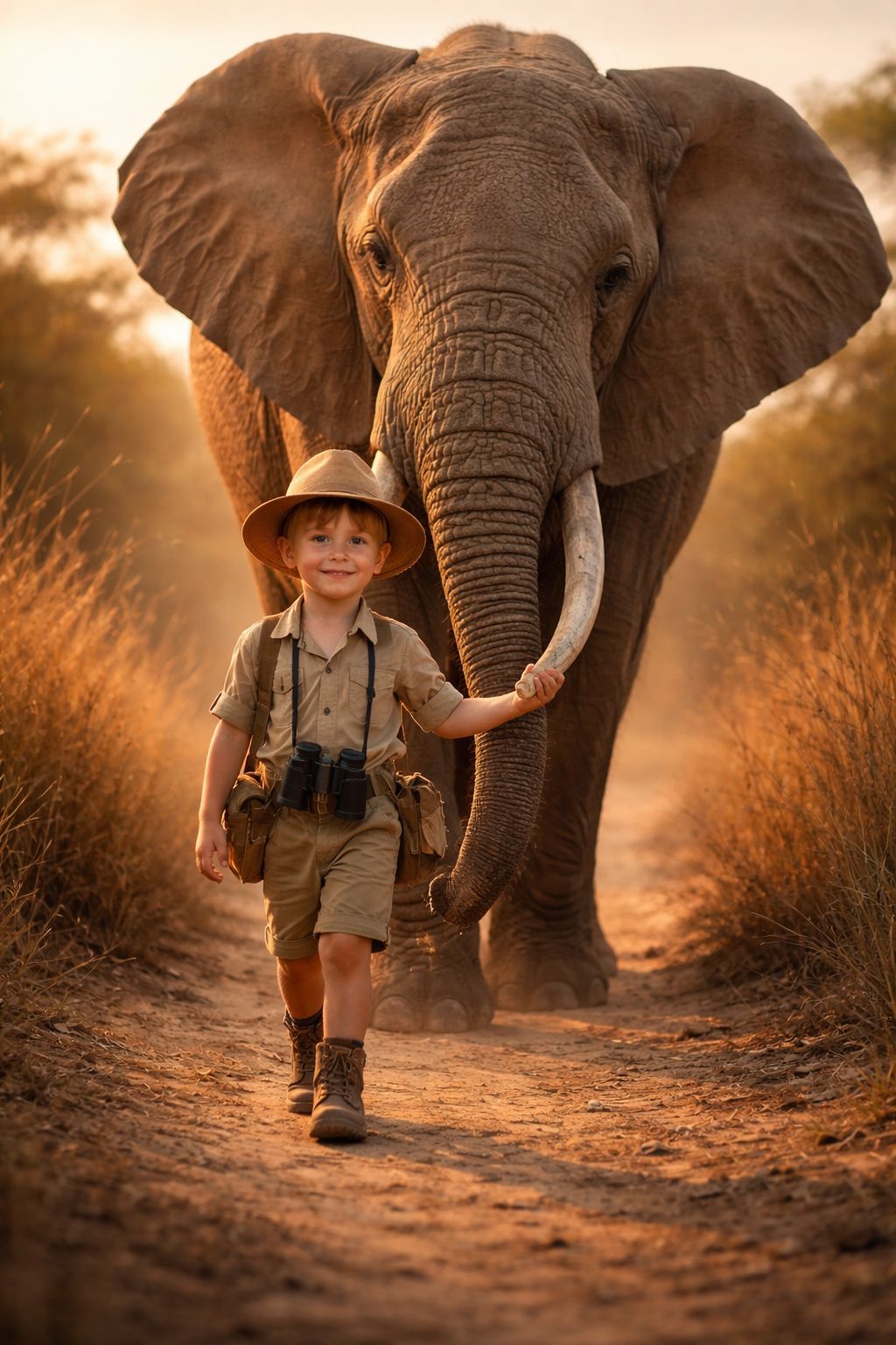 The Little Explorer and the Gentle Giant