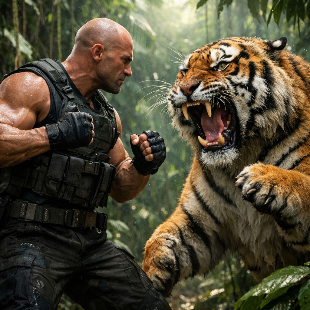 Man vs Beast Jungle Faceoff