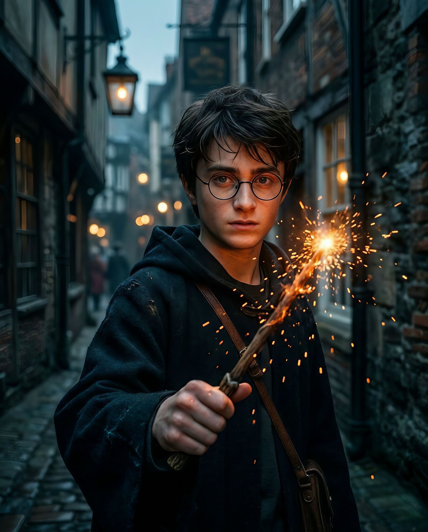 The Young Wizard's Fiery Incantation