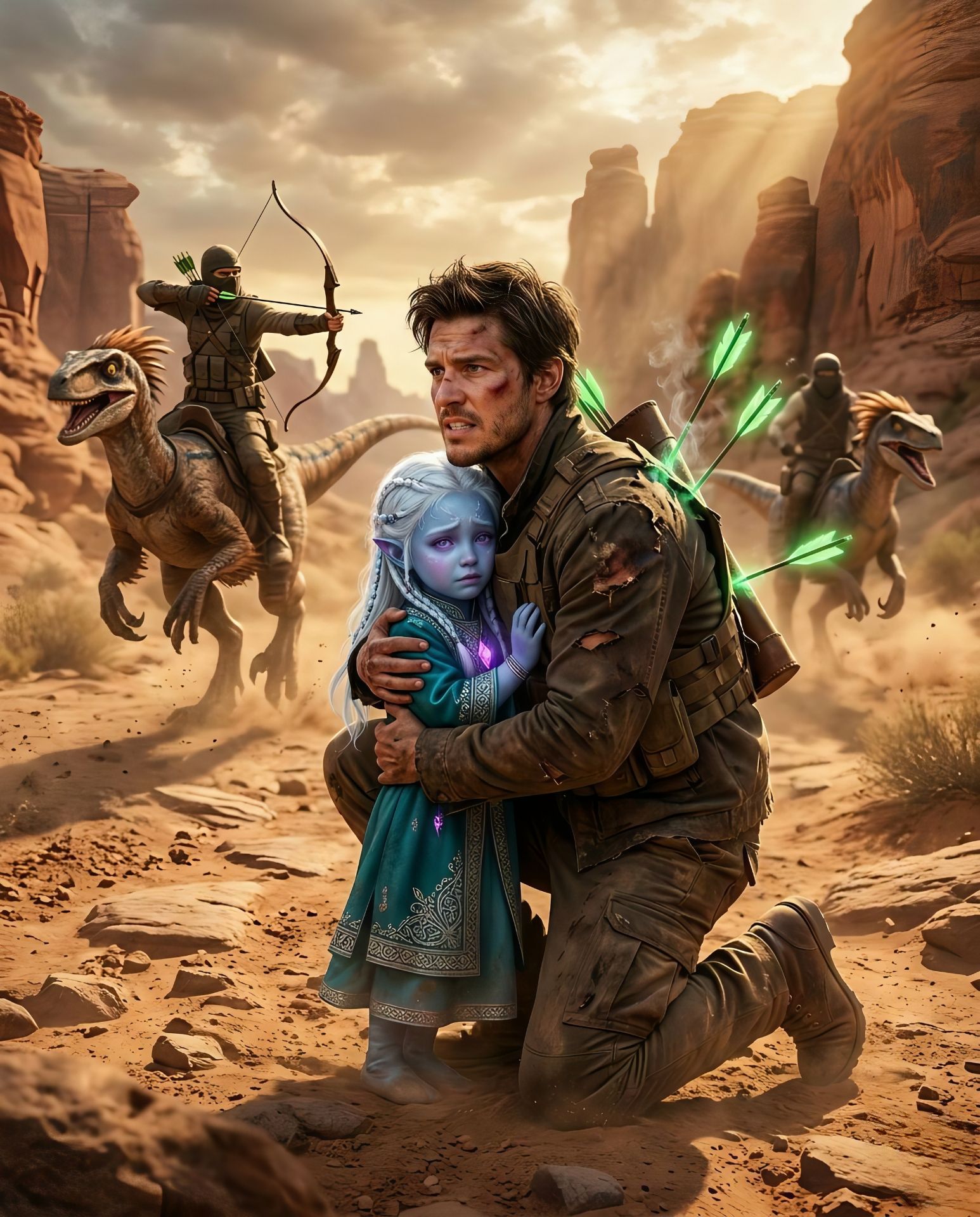 The Desert Guardian and the Starborn Child