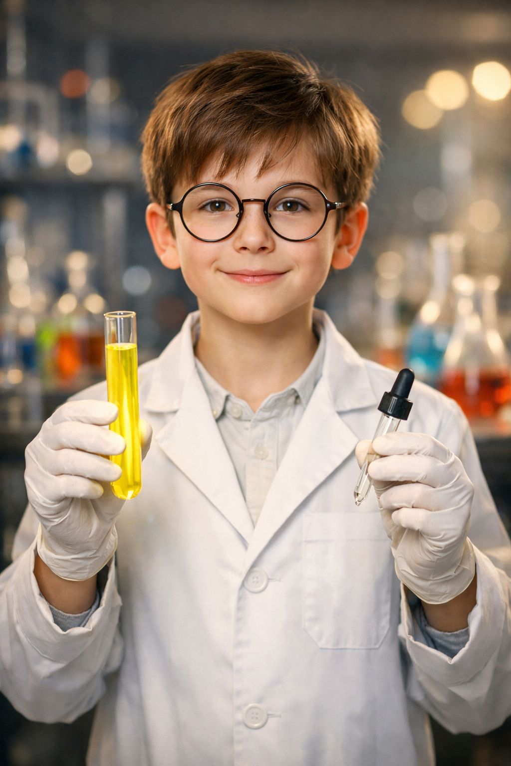 The Little Chemist's Glowing Discovery