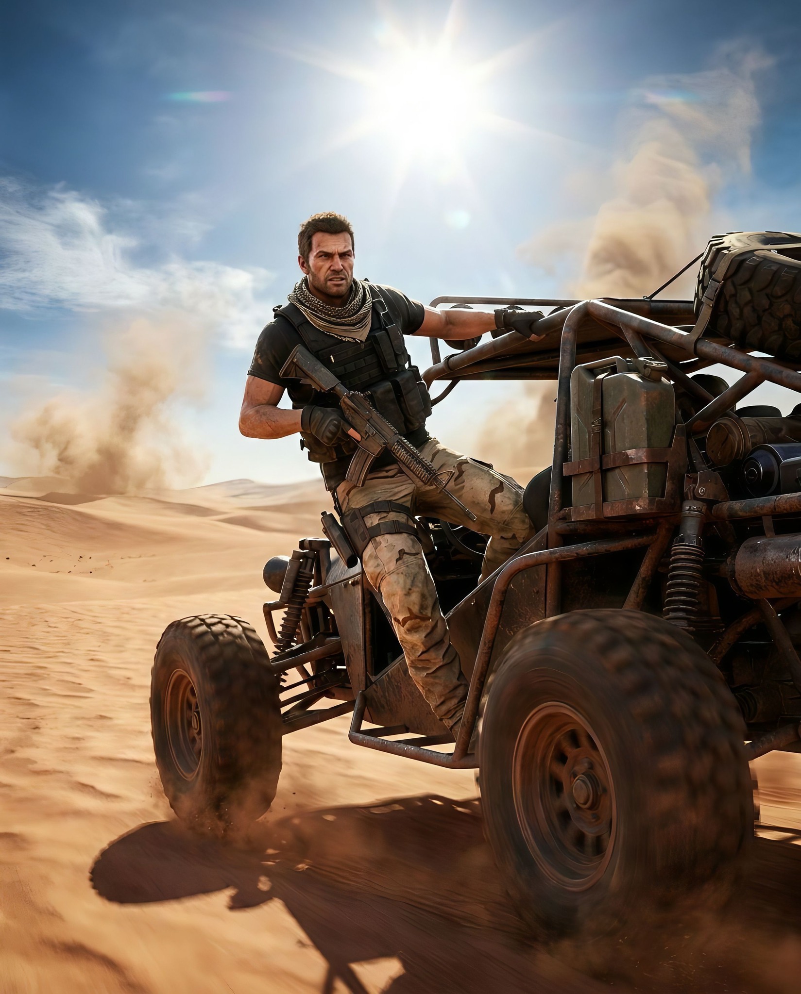 Wasteland Pursuit: Desert Buggy Siege