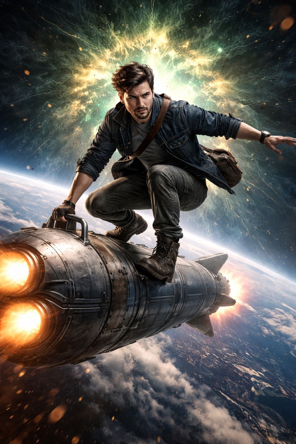 Galactic Missile Rider: High Altitude Charge