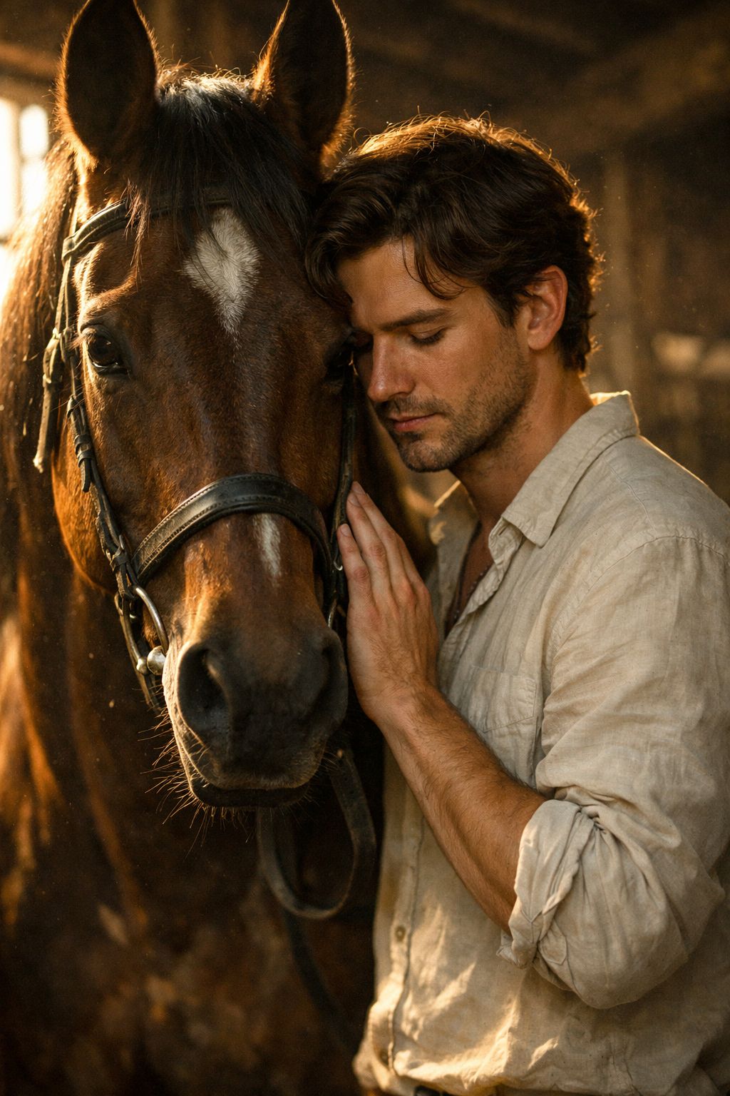 Whispers in the Rustic Stable