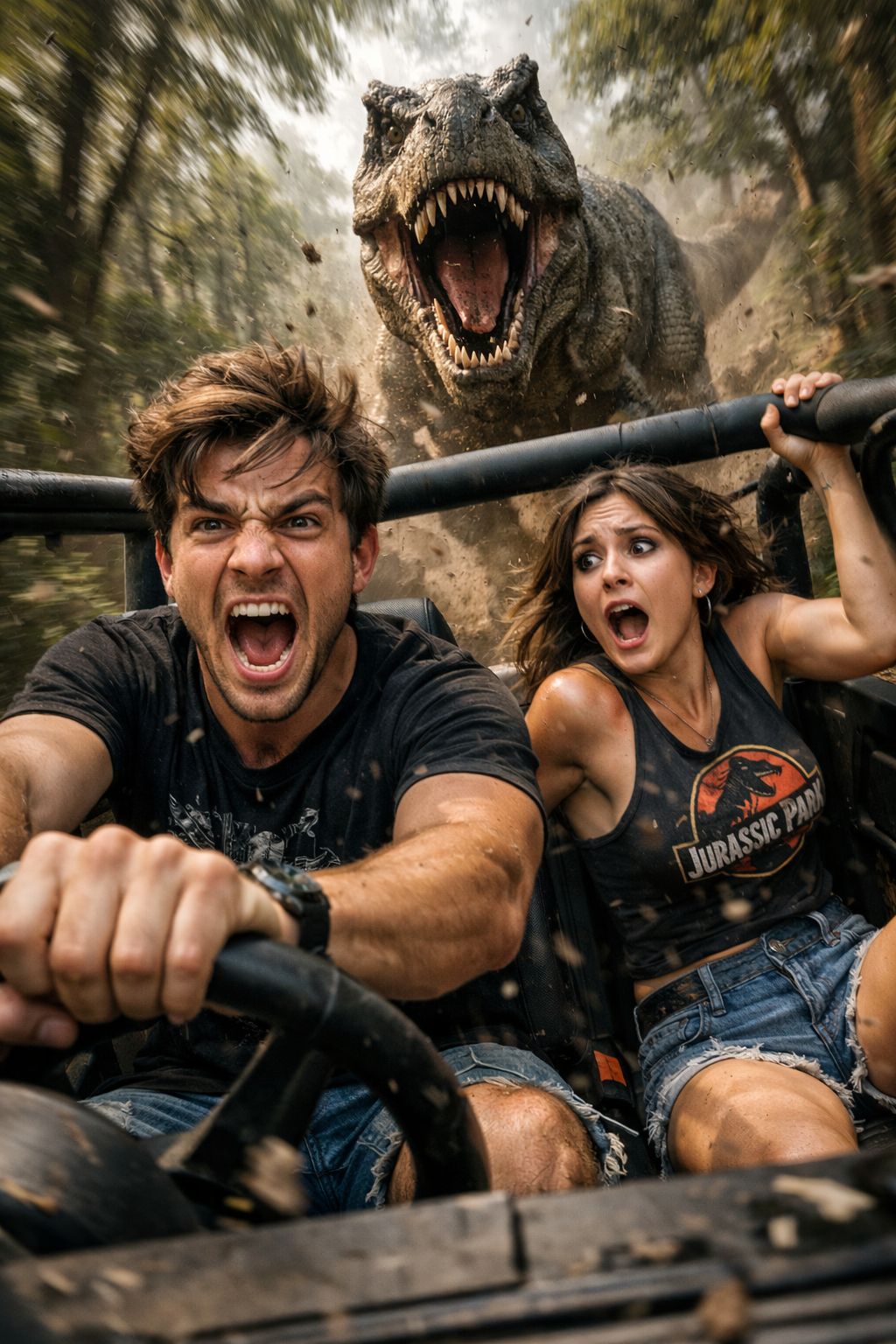 Jurassic Jungle Escape Chase