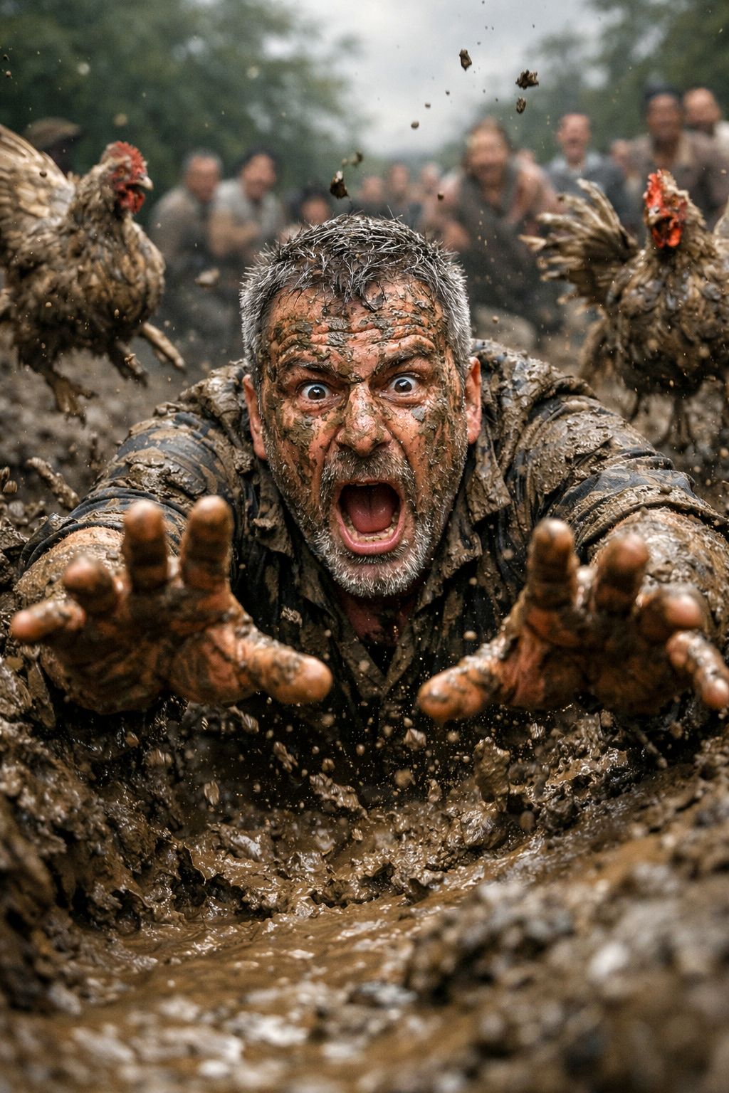 Chaos in the Muddy Ditch