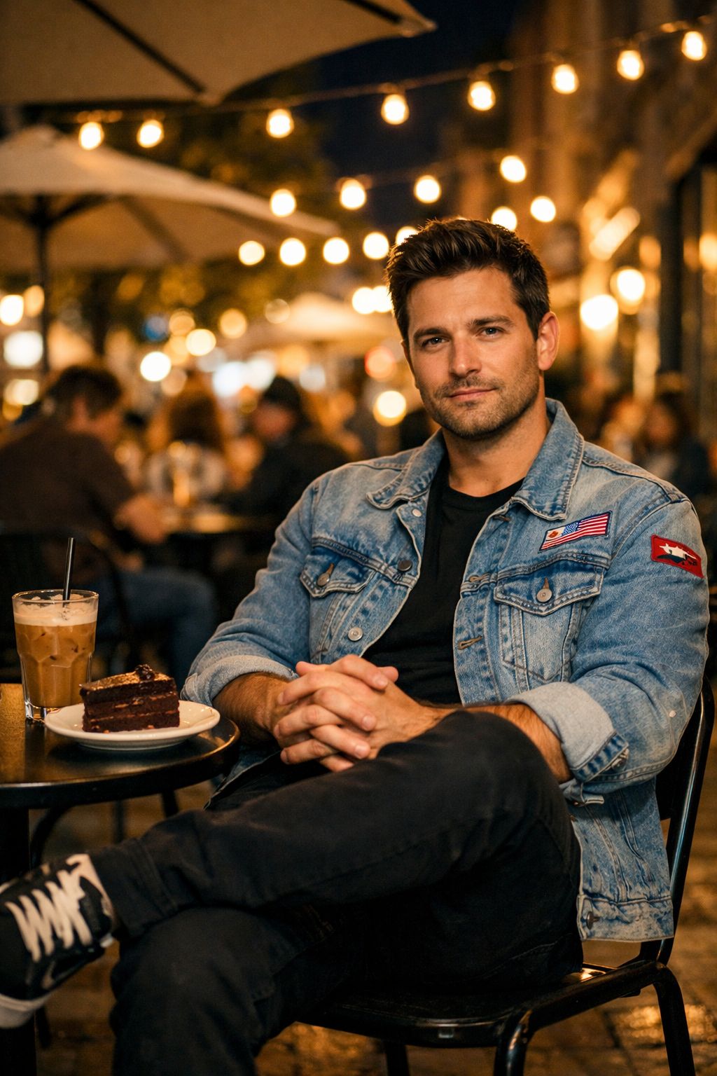 Casual Evening Coffee Portrait