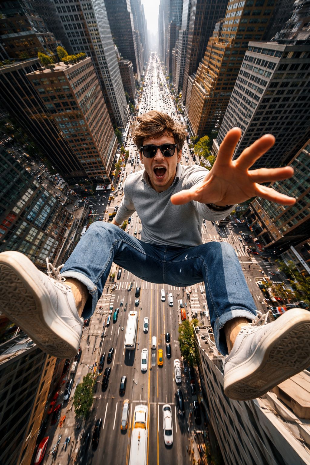 Urban Skyscraper Freefall