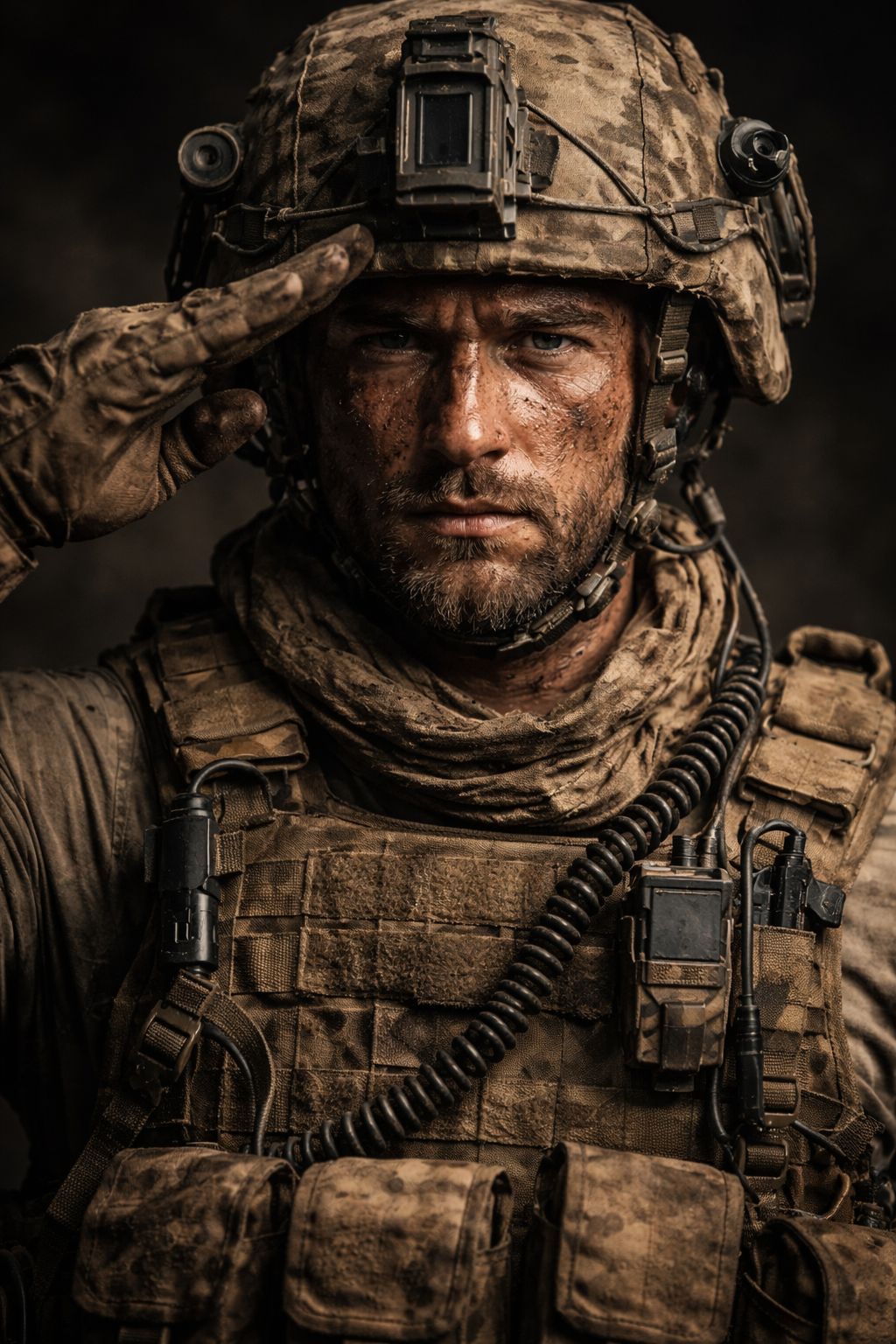 The Last Salute of a Weary Soldier