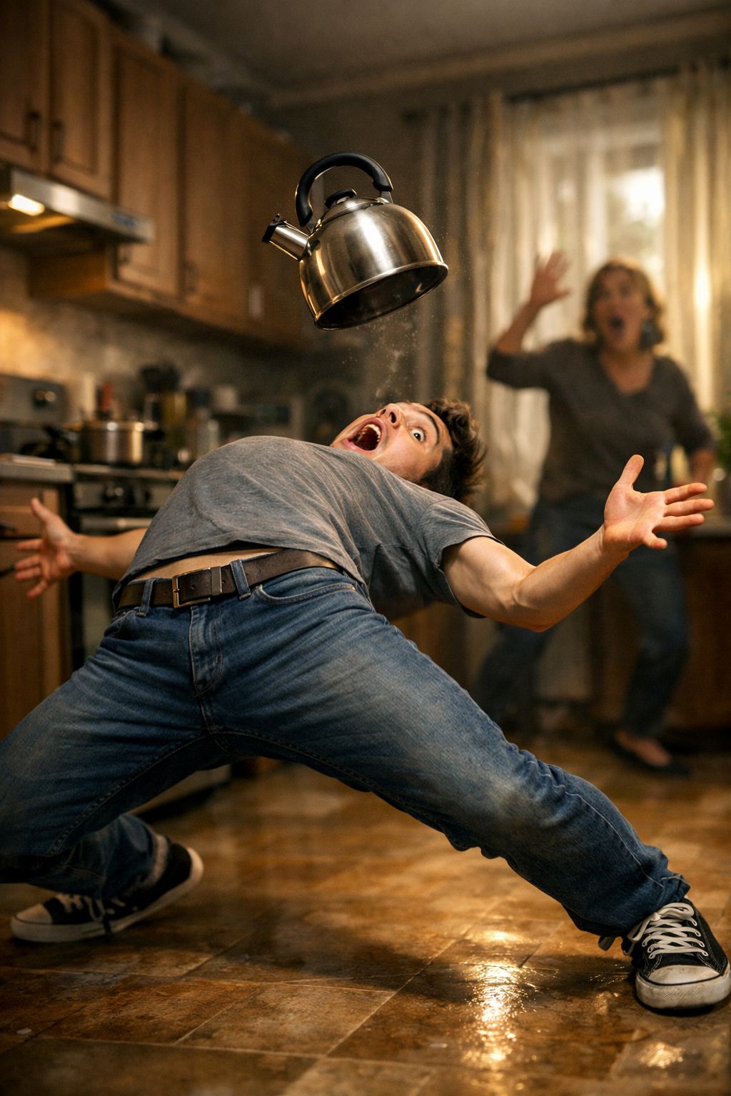 Gravity Defying Kitchen Chaos