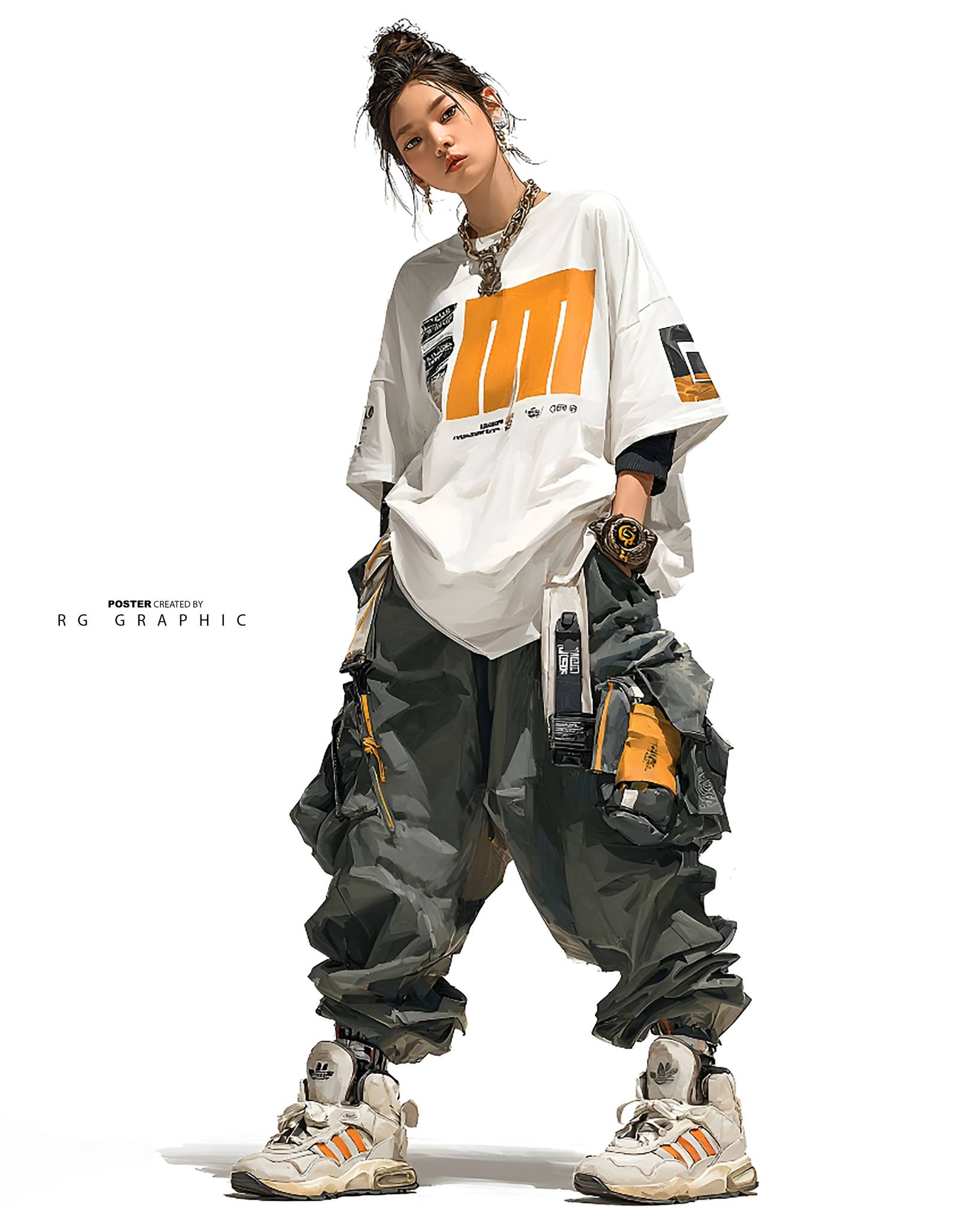 Cyberpunk Edge Streetwear Editorial
