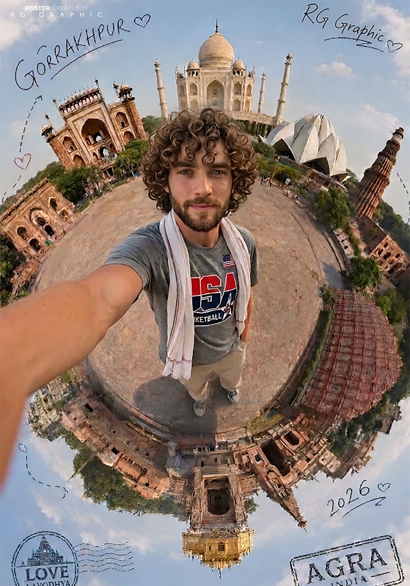 Tiny Planet Portrait: India Adventure