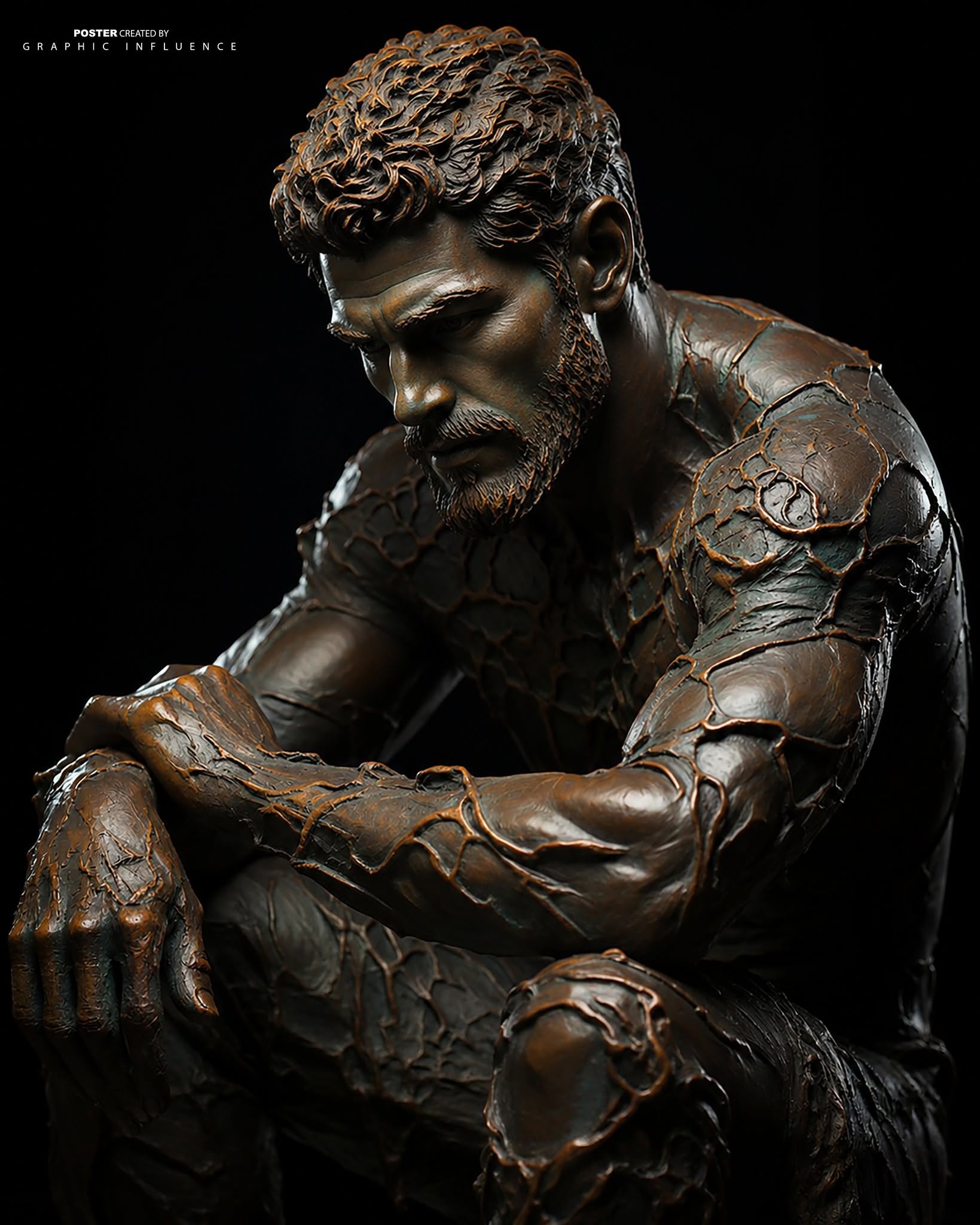 The Bronze Titan of Cracked Obsidian