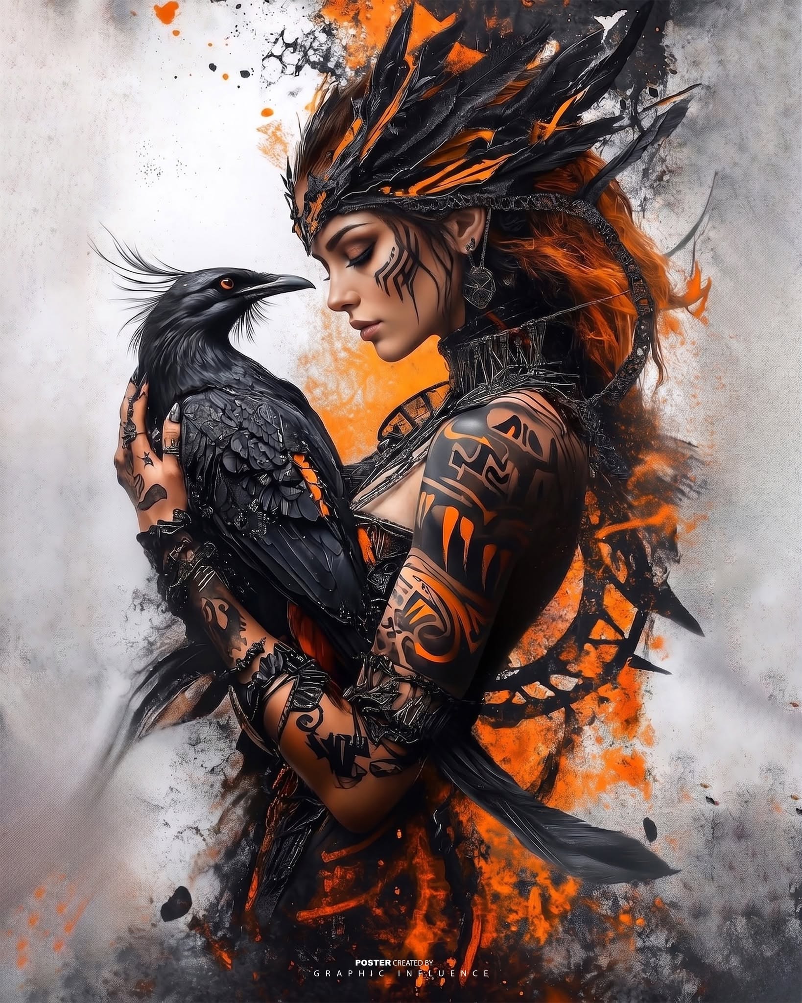 Raven Queen of The Blazing Inkflame