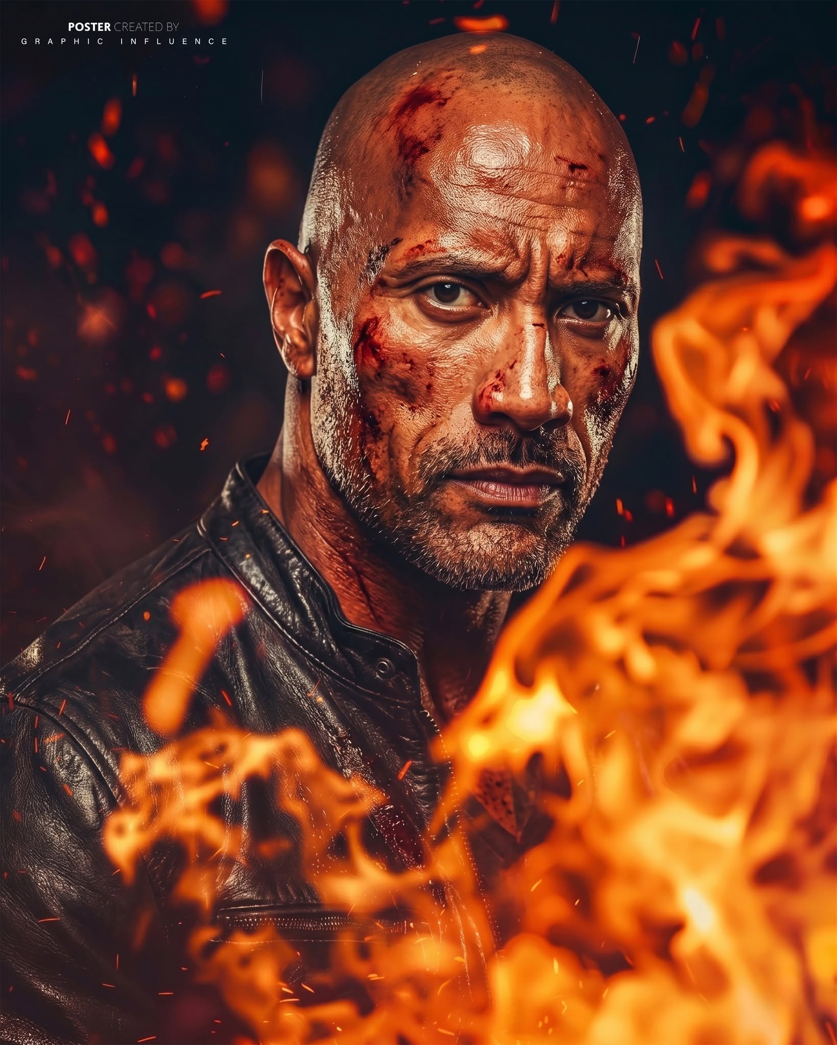 Battle-Scarred Fury in the Flames