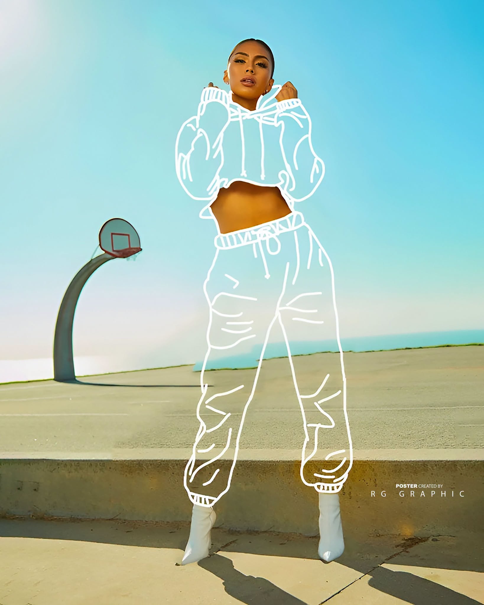 Neon Sketch Street Editorial