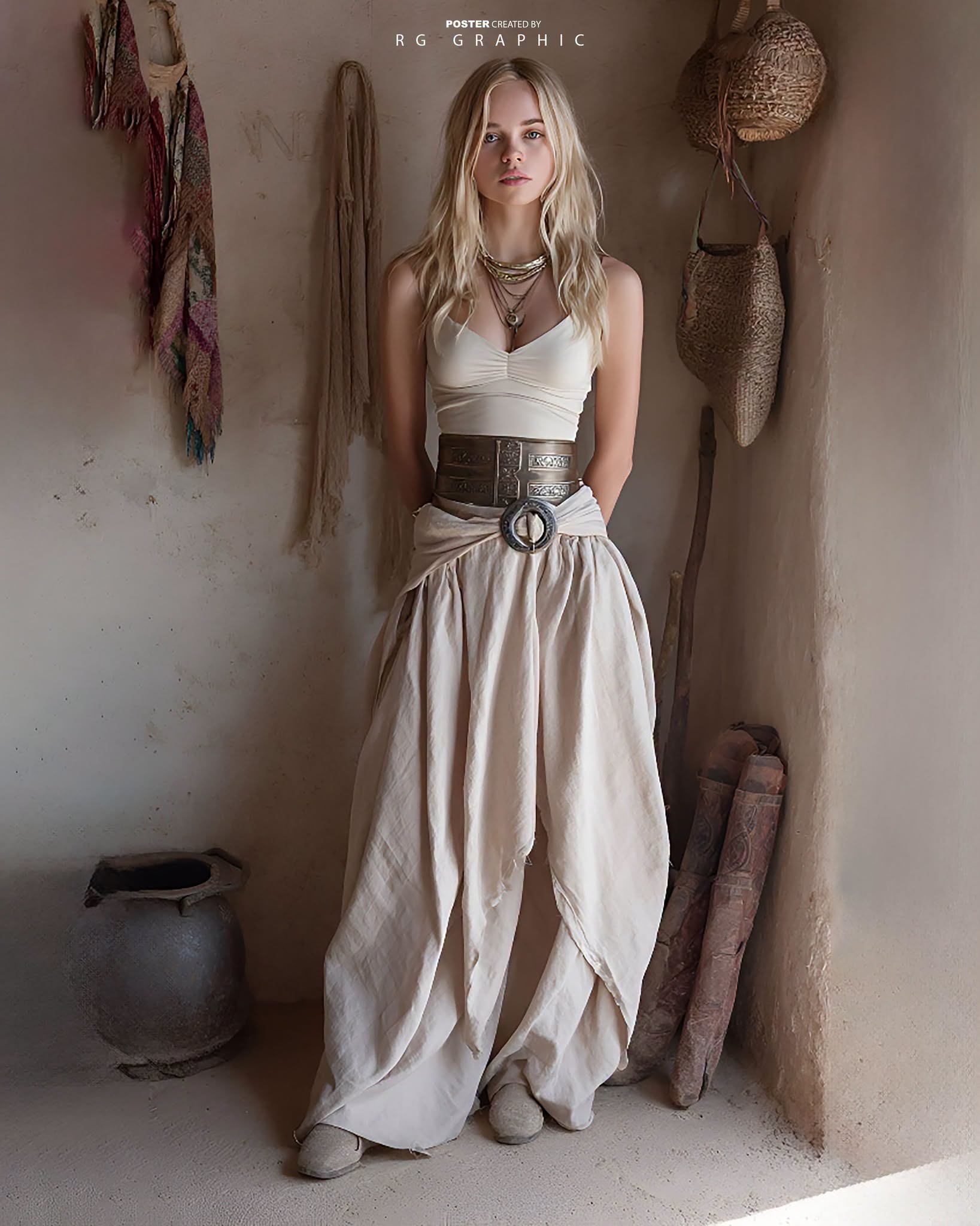 Bohemian Elegance in Sun-Drenched Clay