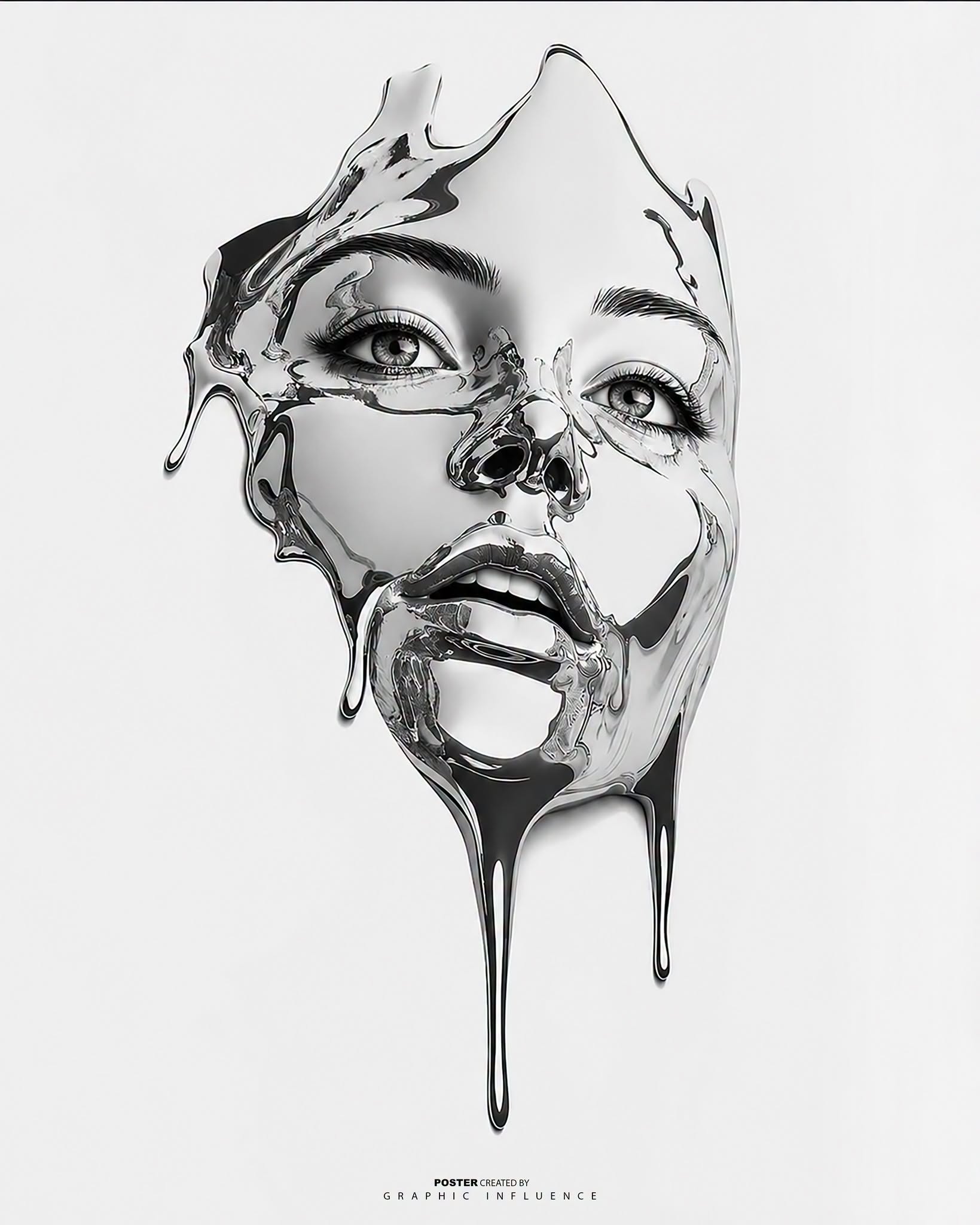 Liquid Chrome Avant-Garde Beauty Mask