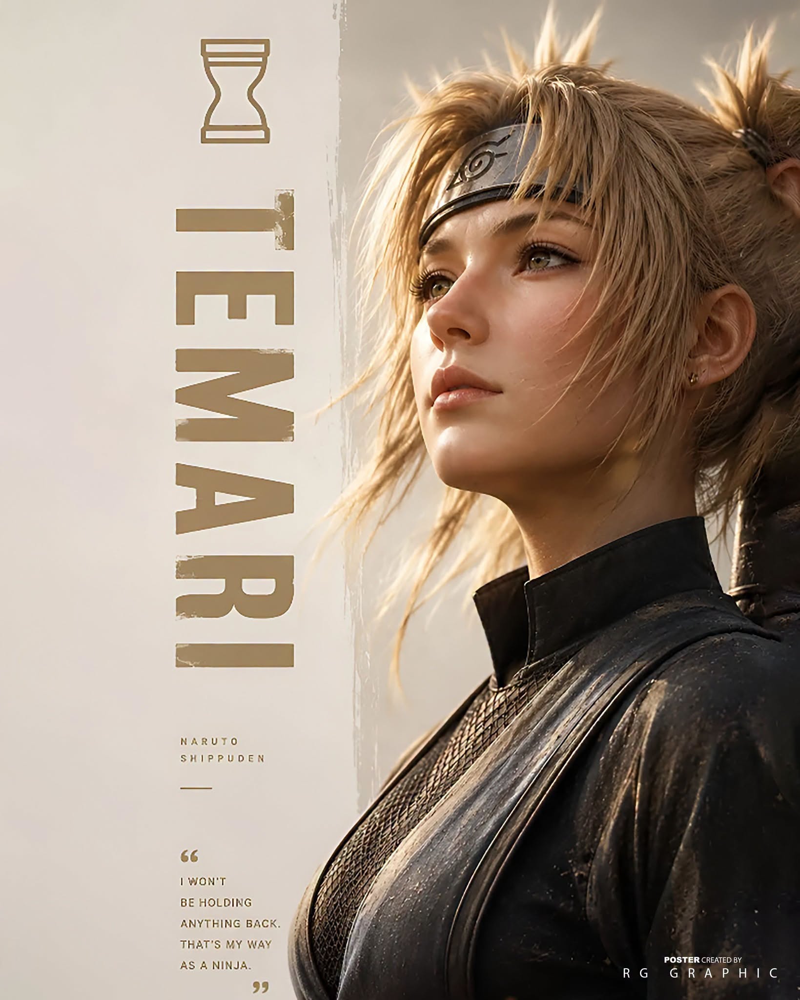 Golden Hour Shinobi Editorial Poster