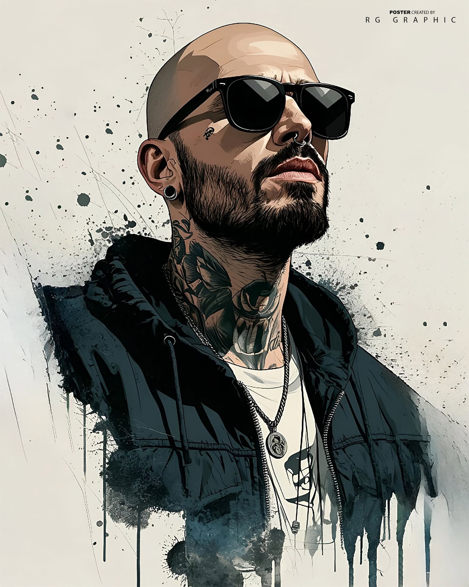 Urban Grunge Streetwear Portrait