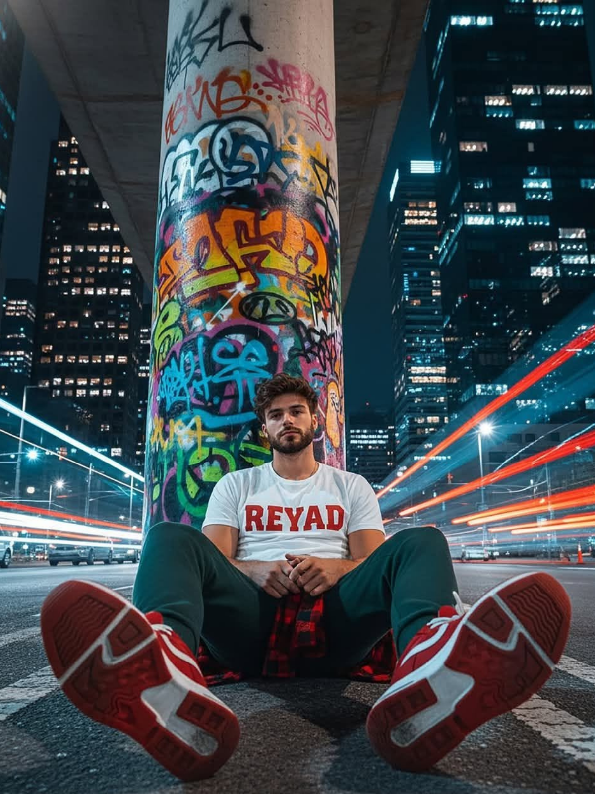 Reyad's Cinematic Neon City Night
