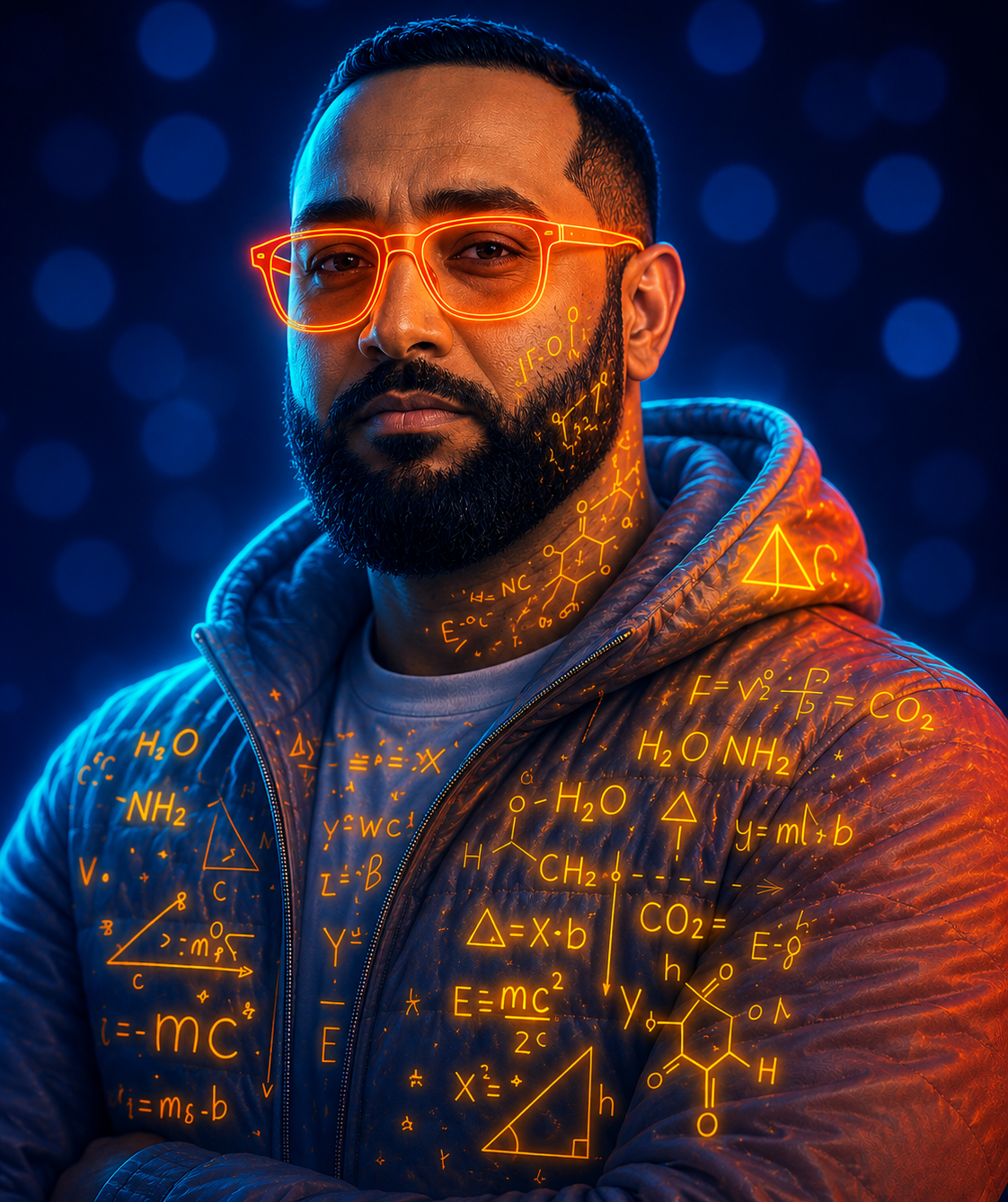 Neon Tech Universe Vision
