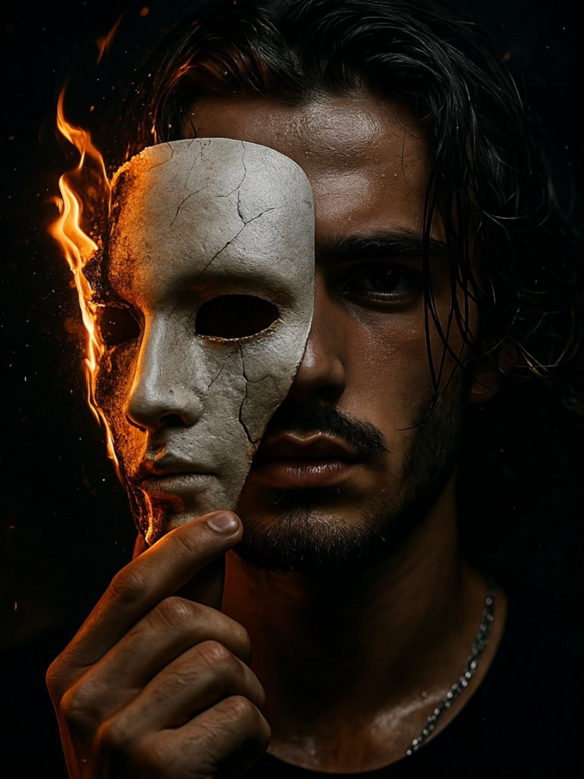 Burning Mask: Identity Transformed