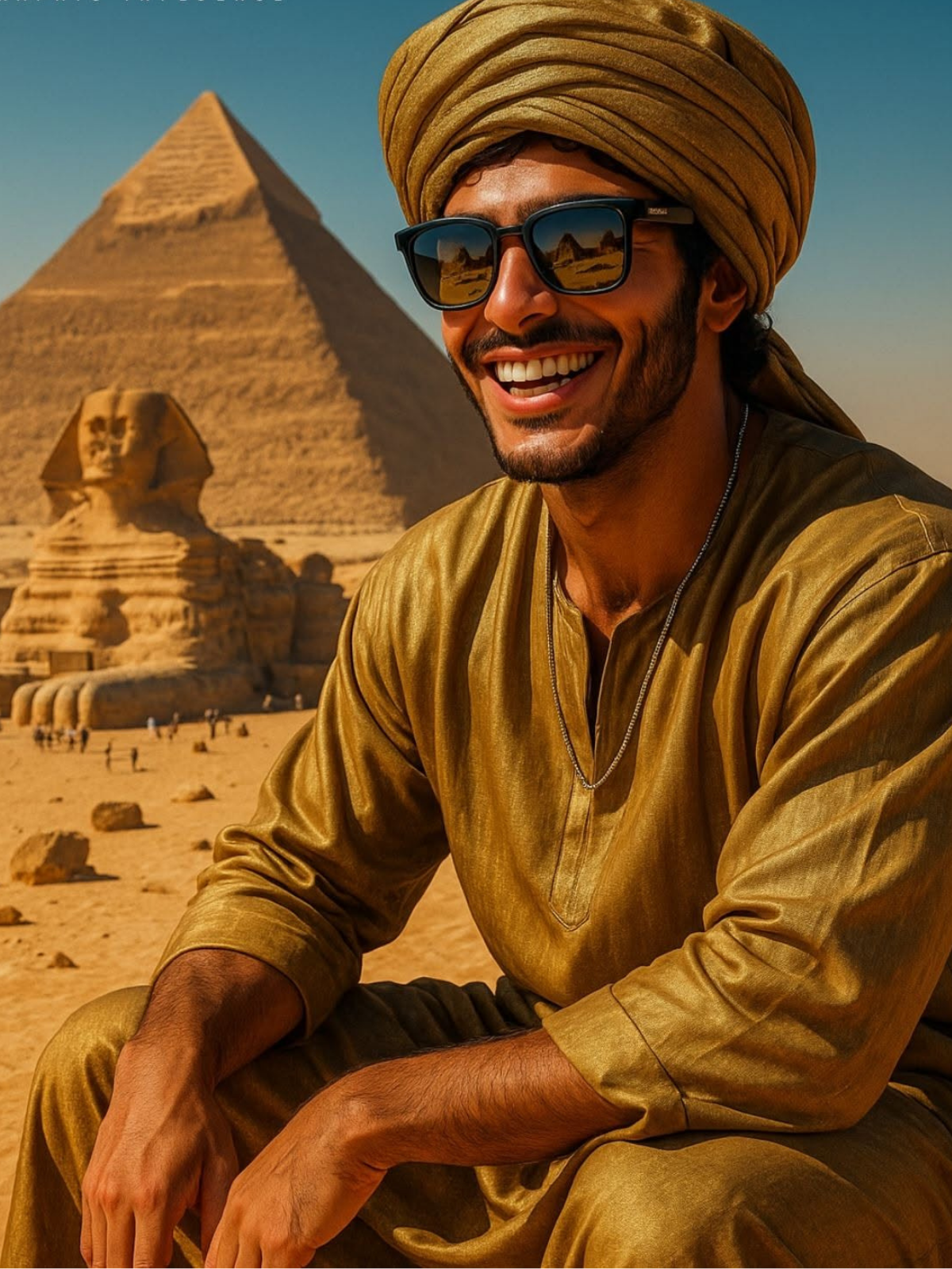 Charismatic Giant, Giza Grandeur, Golden Reflection